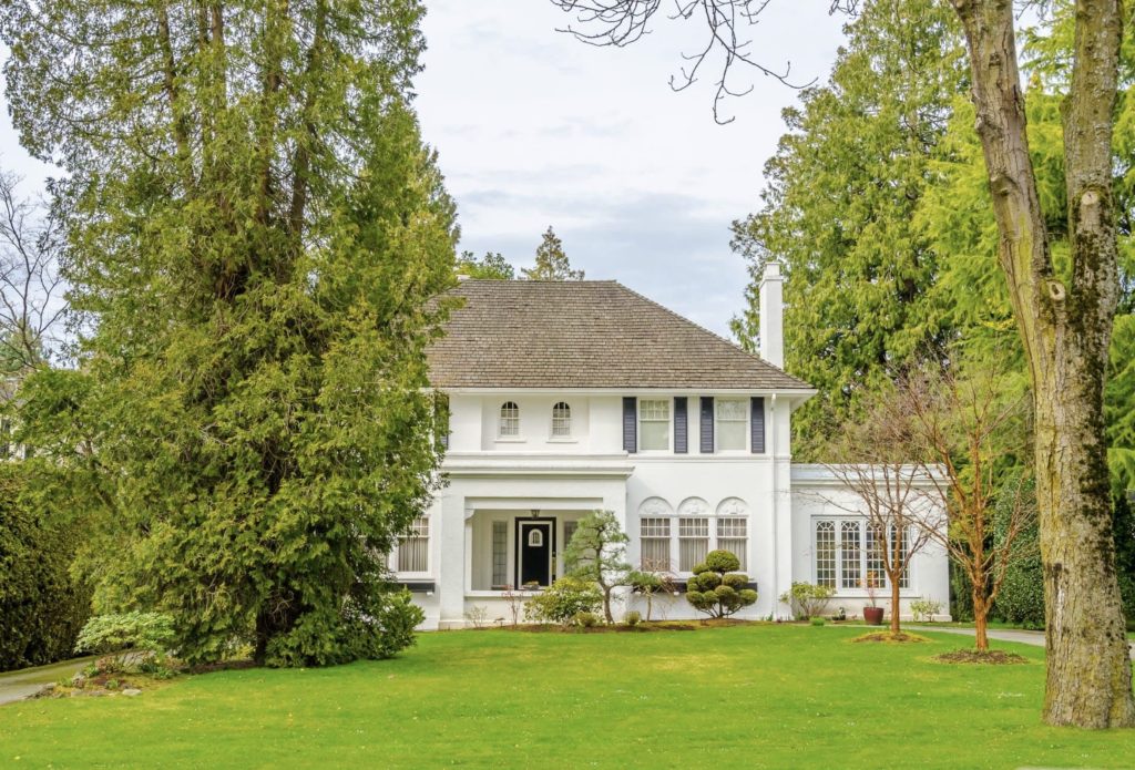 A spacious single-family home on a large lot, similar to homes in Walla Walla's Garrett neighborhood.